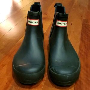 Hunter Ankle Original Chelsea Rain Boots sz 8